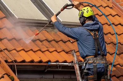 Démoussage et hydrofuge de toiture à Mauny